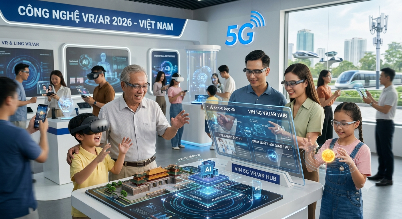 Công nghệ VR/AR năm 2026