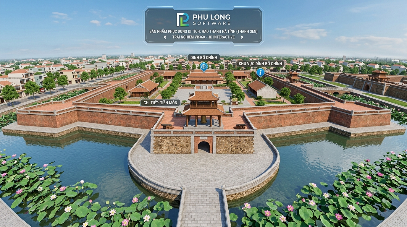 Dịch Vụ Phục Dựng Di Tích Lịch Sử bằng VR360 – Phi Long Software