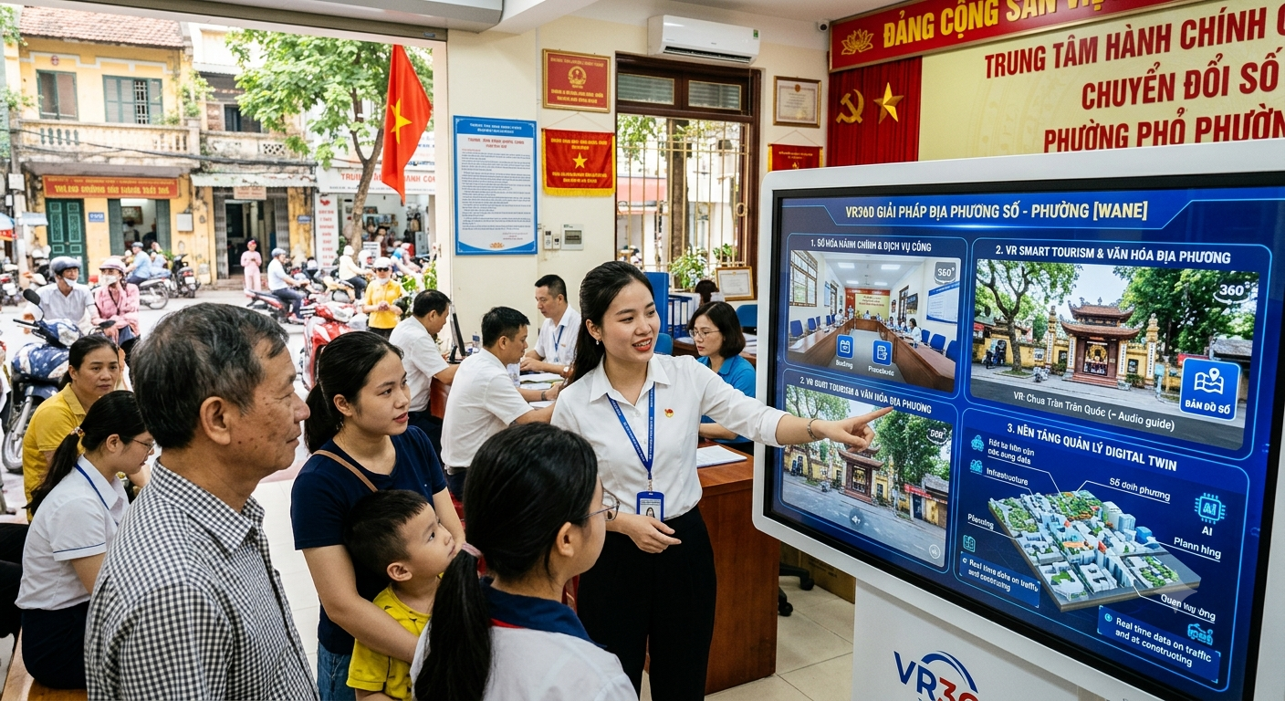 VR360 cho các xã phường